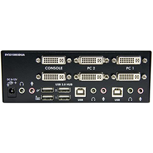startech-com-sv231dd2dua-switch-kvm-dvi-2-ports-double-cran-usb-2-0-audio image 6