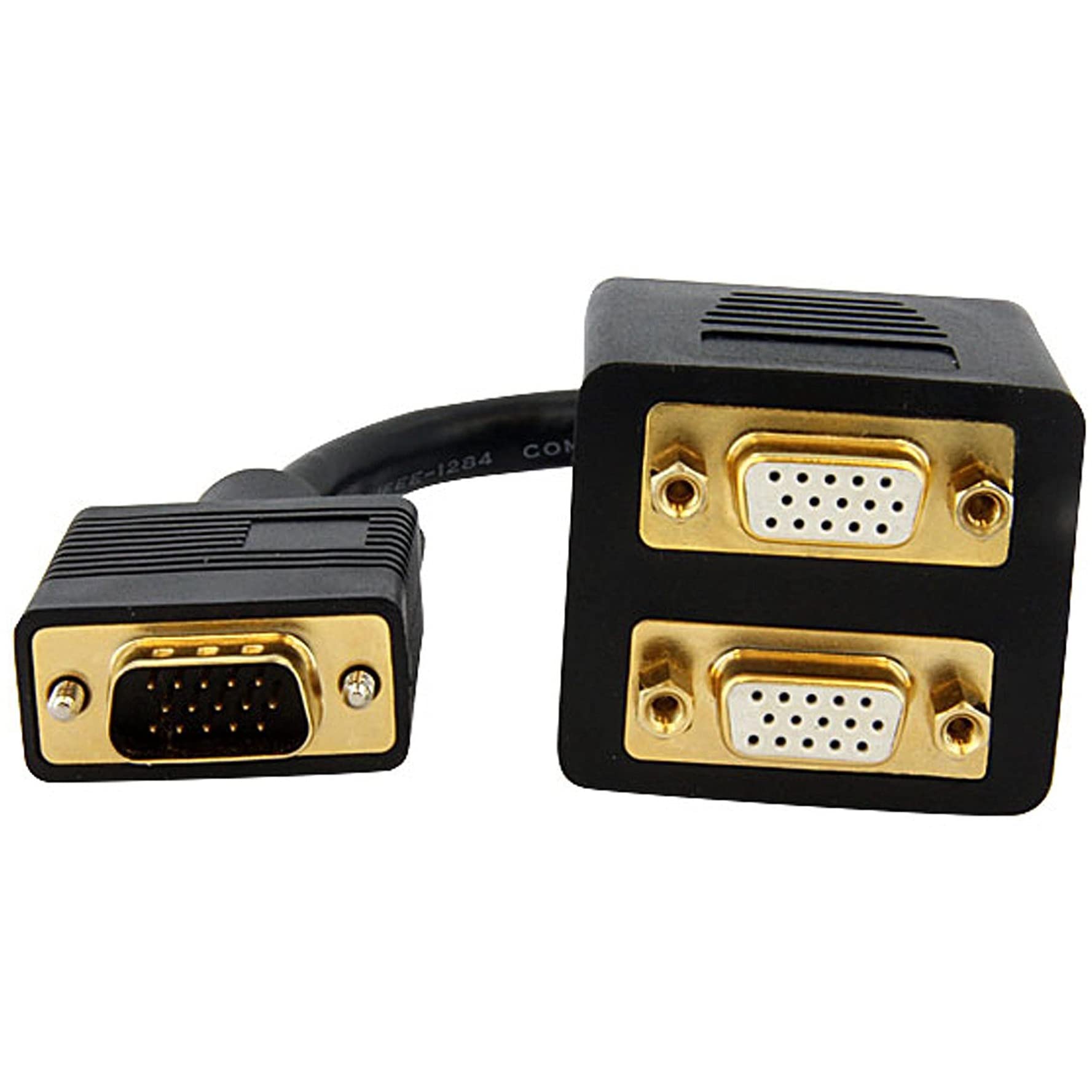 startech-com-vgaspl1vv-c-ble-r-partiteur-vga-30cm-1x-m-vers-2x-f image 4