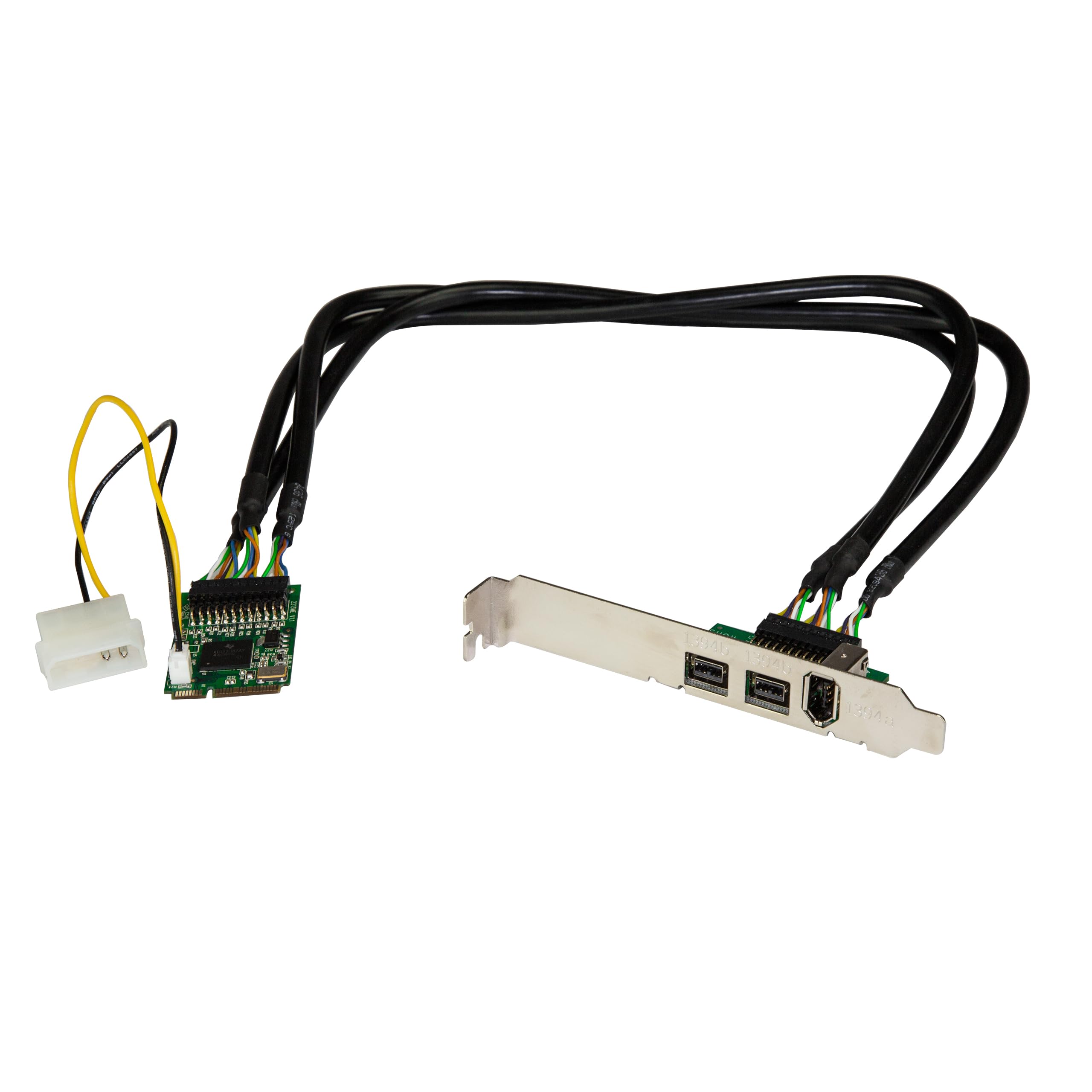 startech-com-mpex1394b3-carte-mini-pci-express-3-ports-firewire-800-400 image 1