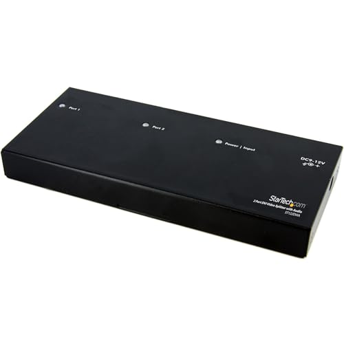 startech-com-st122dvia-r-partiteur-vid-o-2-ports-dvi-audio image 2