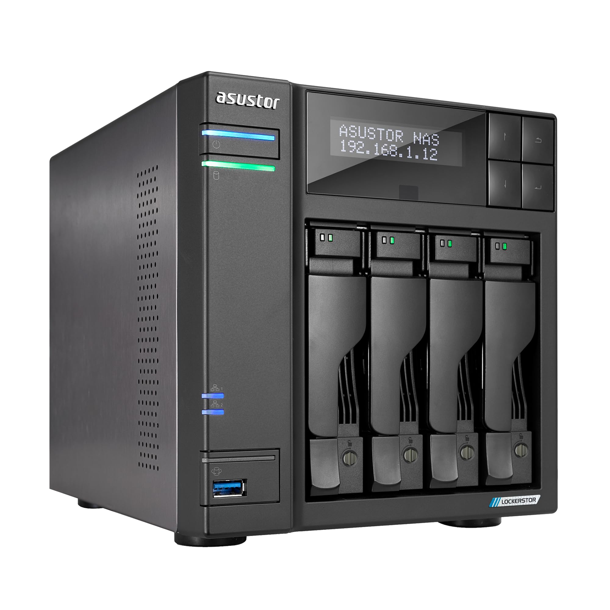 asustor-lockerstor-4-gen2-as6704t-v2-serveur-nas-4-baies-2x-5gbe-sans-disques image 4