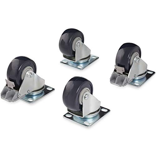 startech-com-4postcaster-kit-4-roulettes-pivotantes-rack-ouvert-200-kg image 6