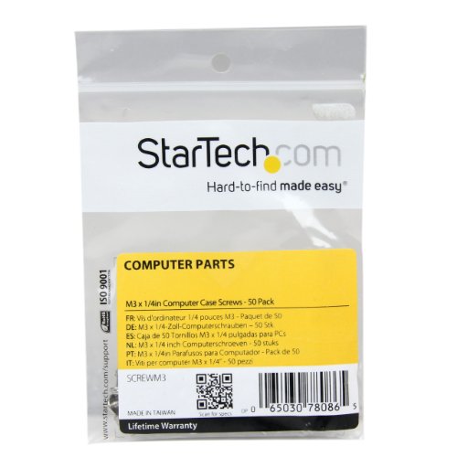 startech-com-vis-montage-m3-x-6mm-argent-lot-de-50 image 6