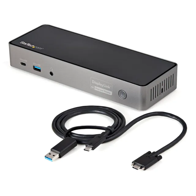 startech-com-station-d-accueil-usb-c-a-triple-4k-60hz-85w-gbe-displaylink image 1