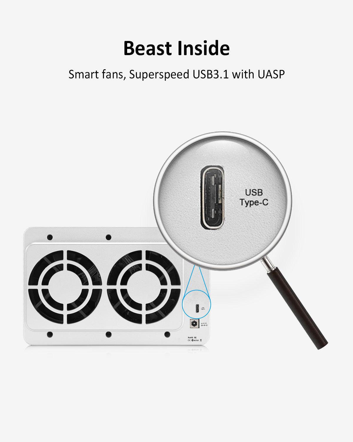 terramaster-d5-300-bo-tier-raid-usb-5-baies-type-c image 2