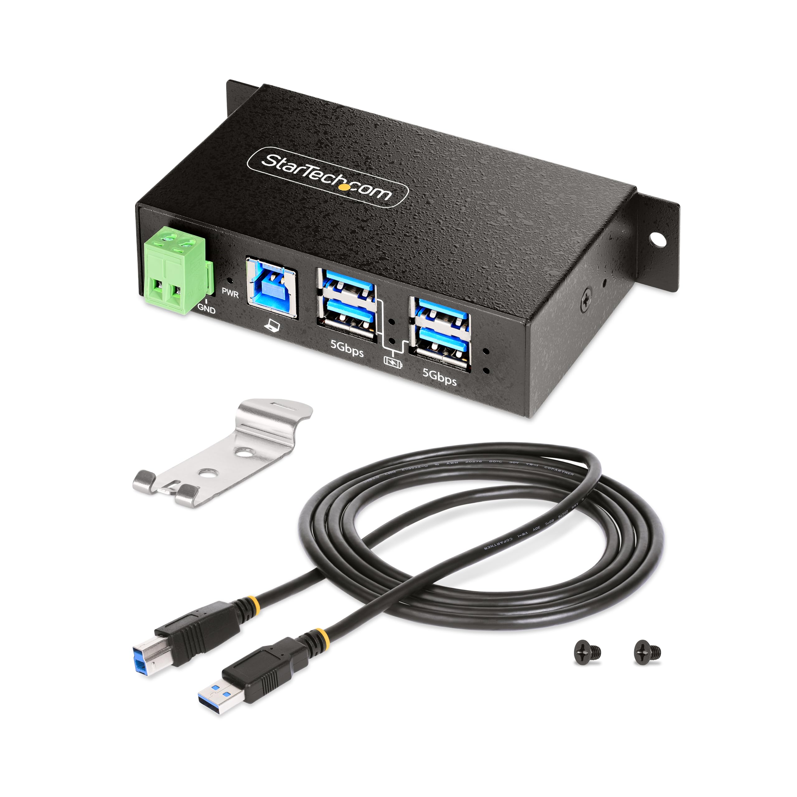 startech-com-5g4aindrm-usb-a-hub-hub-usb-g-r-4-ports-5gbps-m-tal-esd image 8