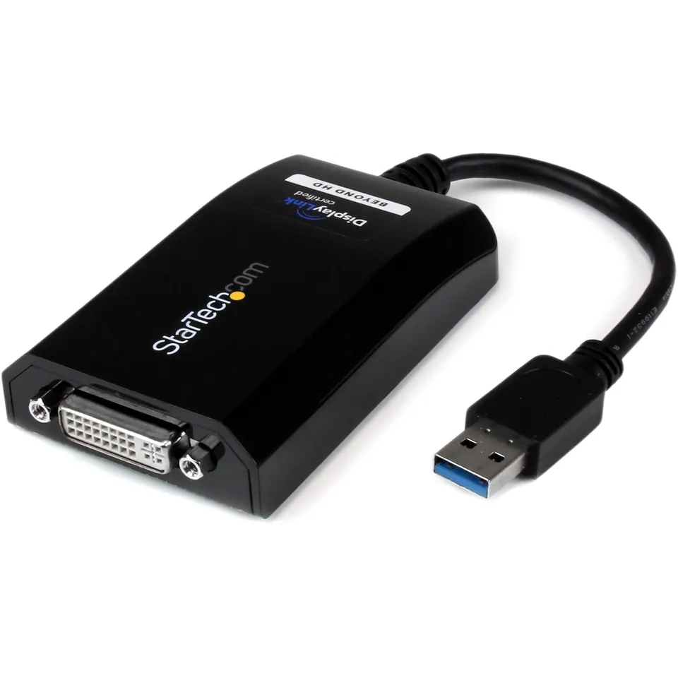 startech-com-adaptateur-usb-a-vers-dvi-vga-2048x1152-carte-graphique-externe-usb image 1