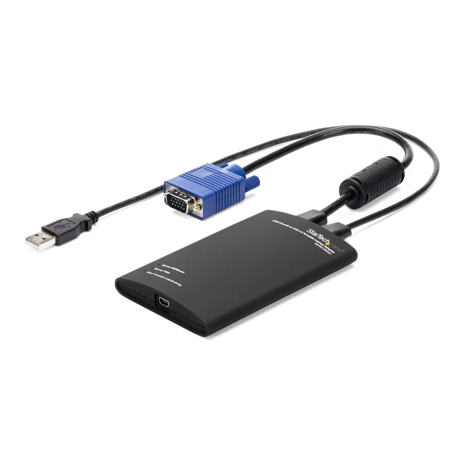 startech-com-notecons01-adaptateur-crash-cart-usb-vga-pour-portable image 1