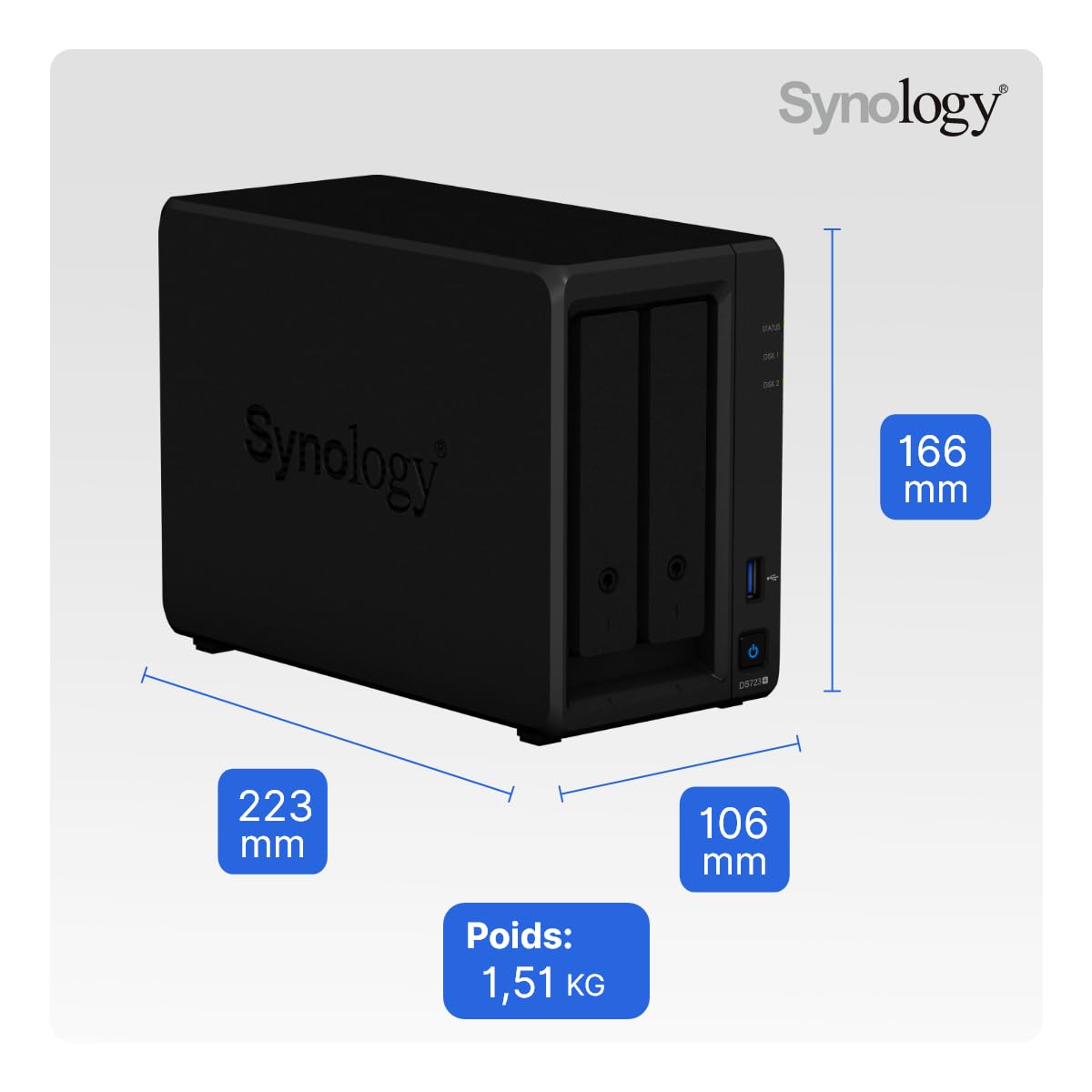 synology-ds723-nas-2-baies-dual-core-3-1-ghz-2-go-m-2-nvme-10gbe image 6