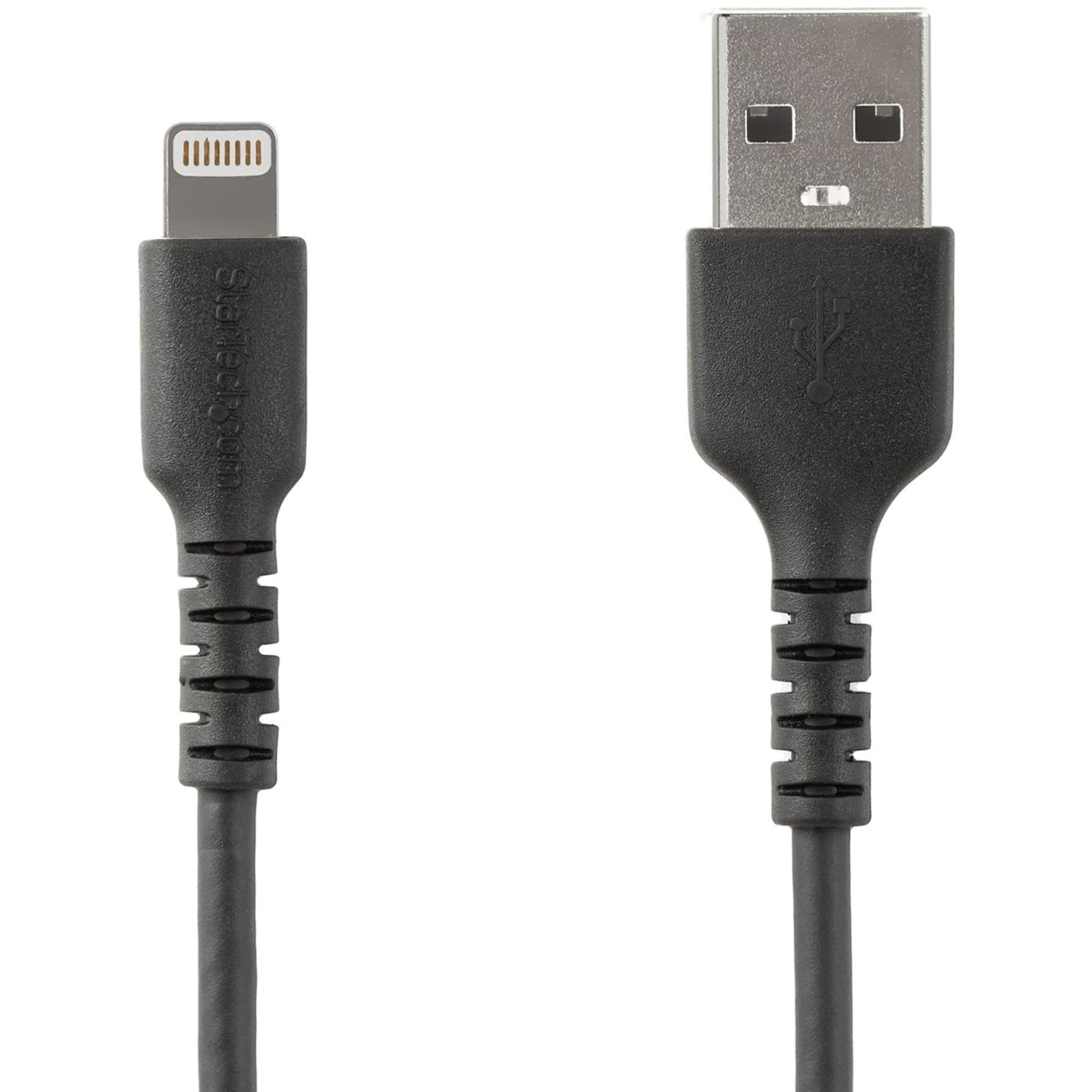 startech-com-c-ble-lightning-vers-usb-1-m-renforc-certifi-mfi-noir-s-rie-pm1115x image 1