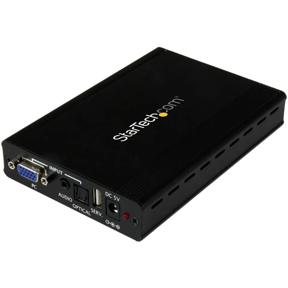startech-com-vga2hdpro2-convertisseur-vga-vers-hdmi-avec-scaler-et-audio image 1