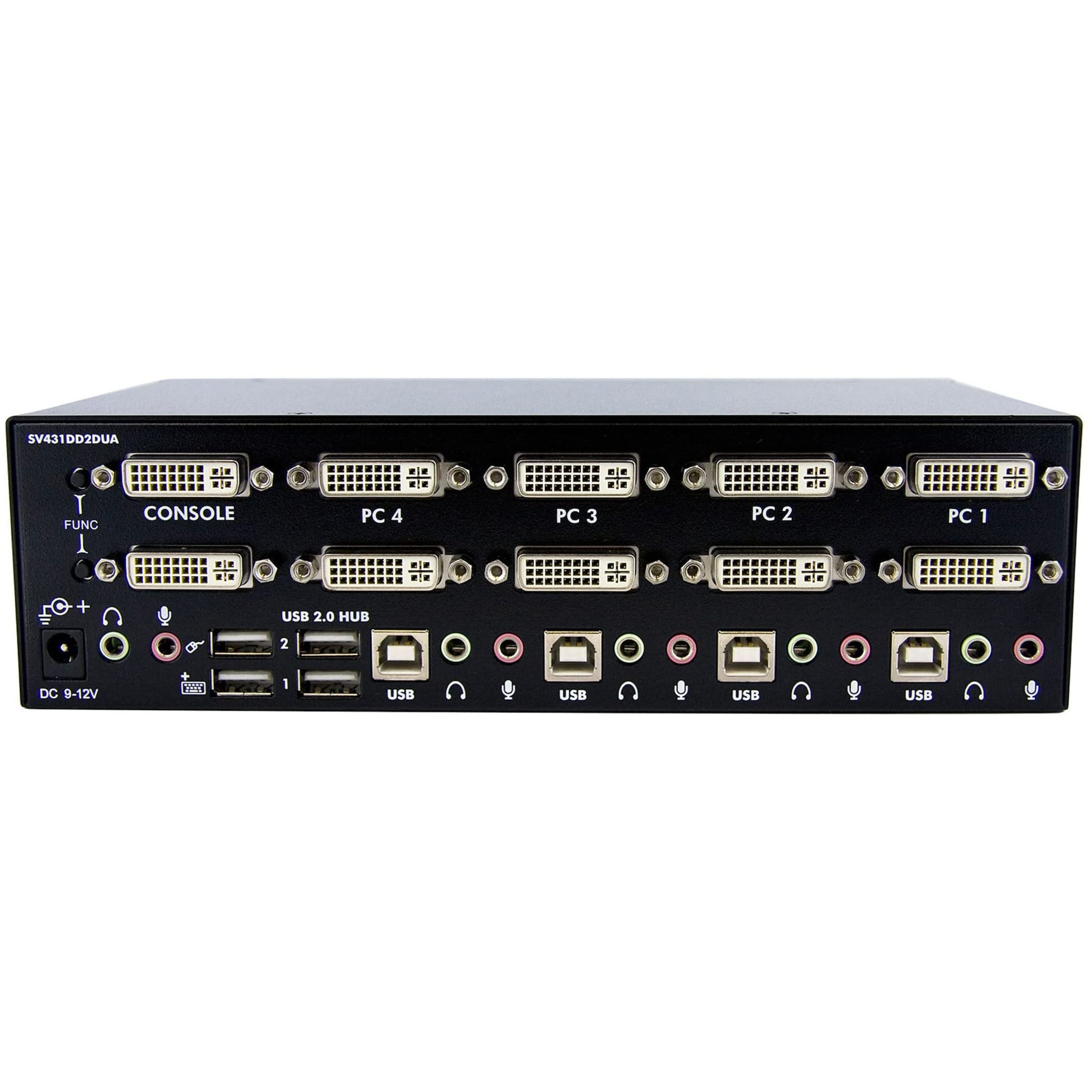 startech-com-sv431dd2dua-switch-kvm-usb-4-ports-double-dvi-2-crans-avec-audio image 3