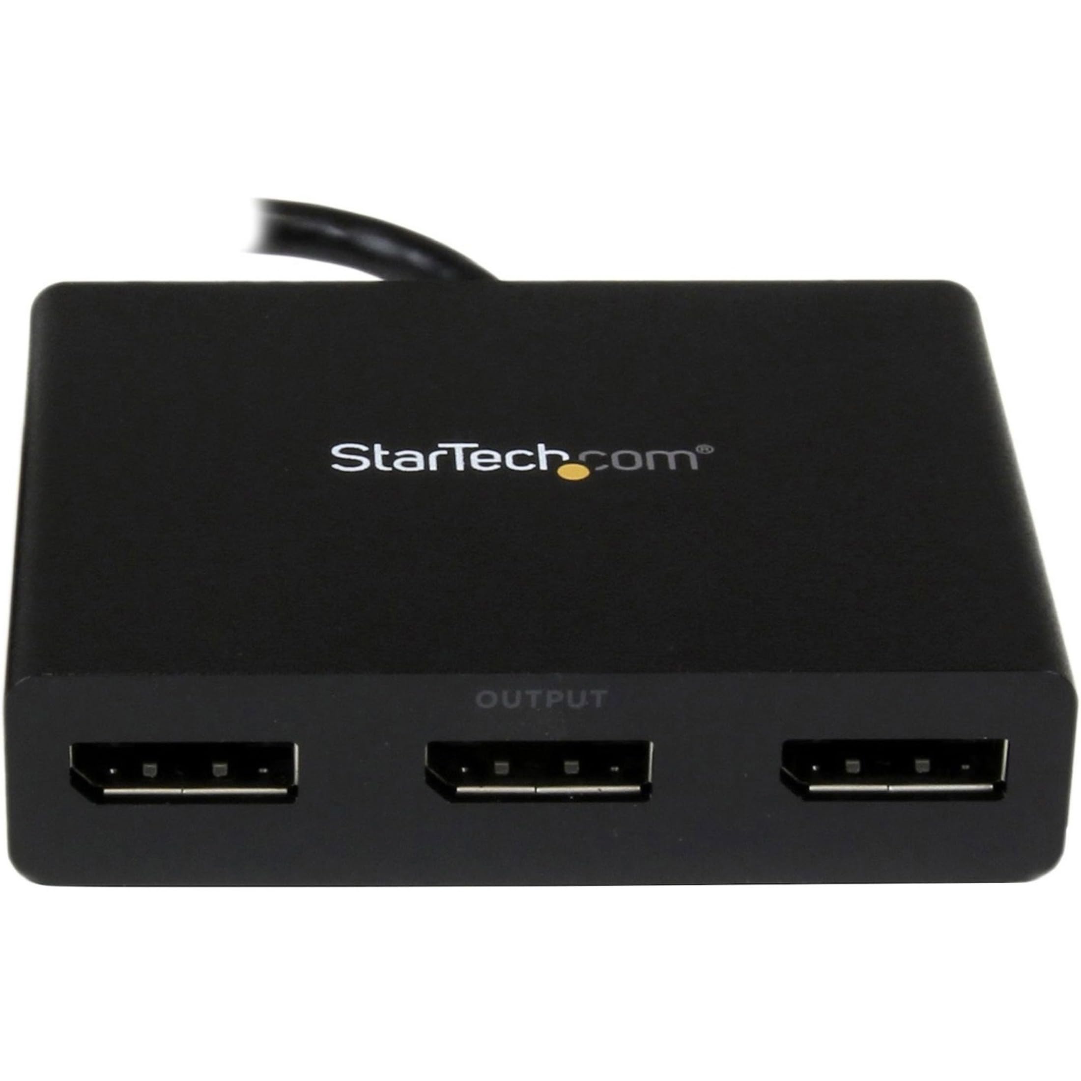 startech-com-mstdp123dp-hub-mst-displayport-1-2-vers-3x-dp-2x-4k-30hz-1x-1080p-6 image 2
