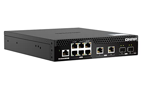 qnap-qsw-m2106r-2s2t-switch-rackable-manag-10gbe-2-5gbe image 2