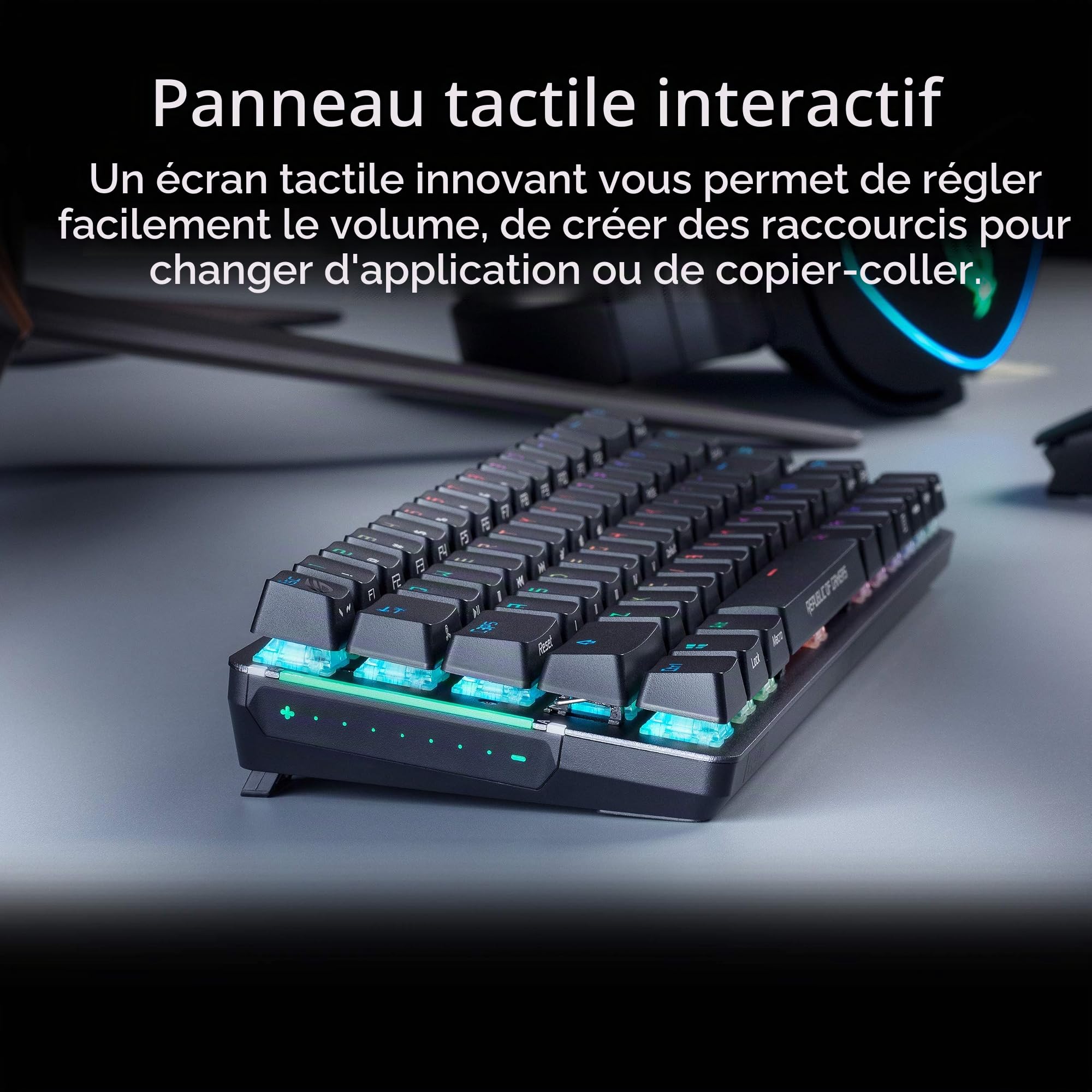 asus-rog-falchion-clavier-m-canique-gaming-azerty-sans-fil-65-cherry-mx-rgb image 3
