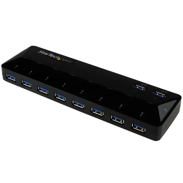 startech-com-hub-usb-a-10-ports-5gbps-2-ports-charge-rapide-st103008u2c image 1