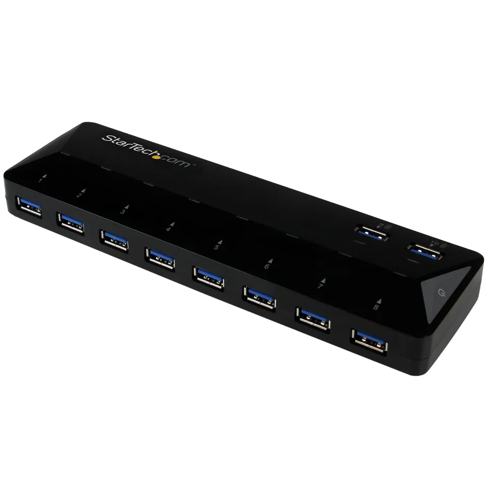 startech-com-hub-usb-a-10-ports-5gbps-2-ports-charge-rapide-st103008u2c image 1