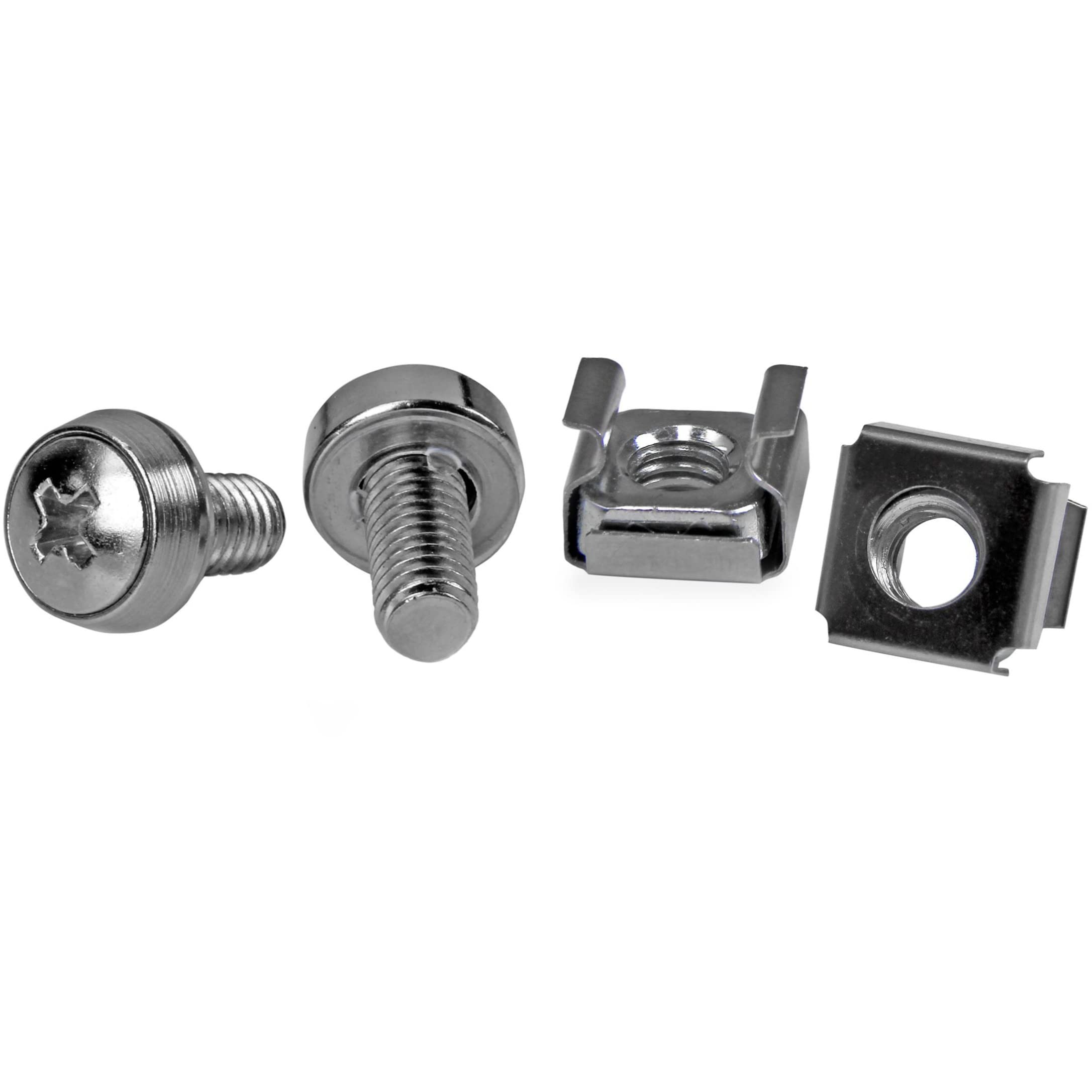 startech-com-kit-50-vis-m6-12mm-et-crous-cage-accessoire-rack-serveur image 1