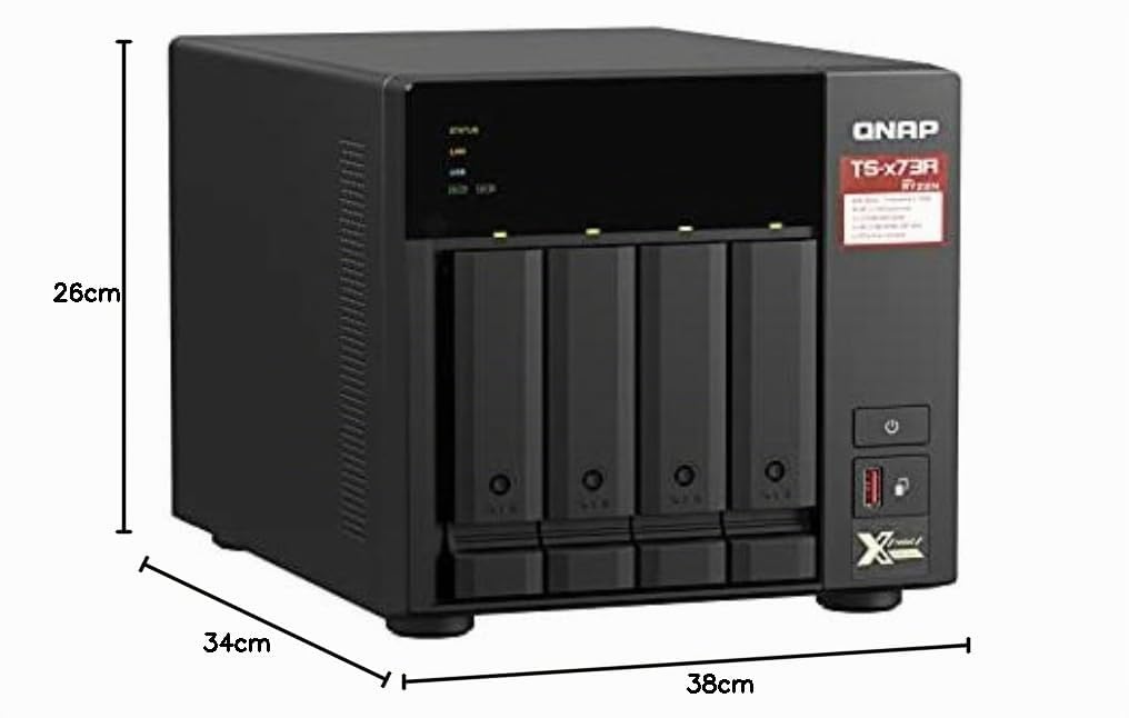 qnap-ts-473a-serveur-nas-tower-4-baies-amd-ryzen-v1500b-noir image 7