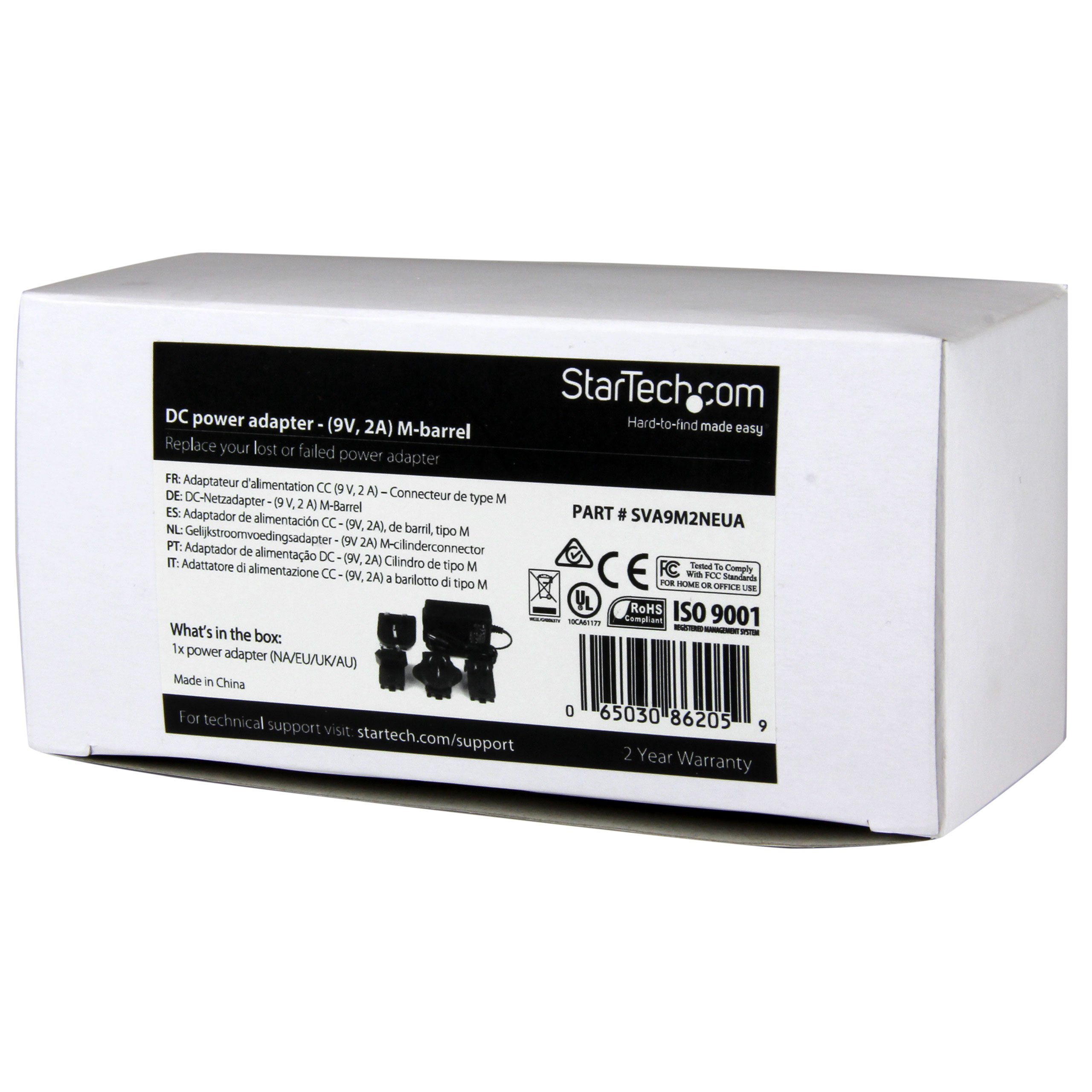 startech-com-sva9m2neua-adaptateur-secteur-9v-2a-type-m image 4