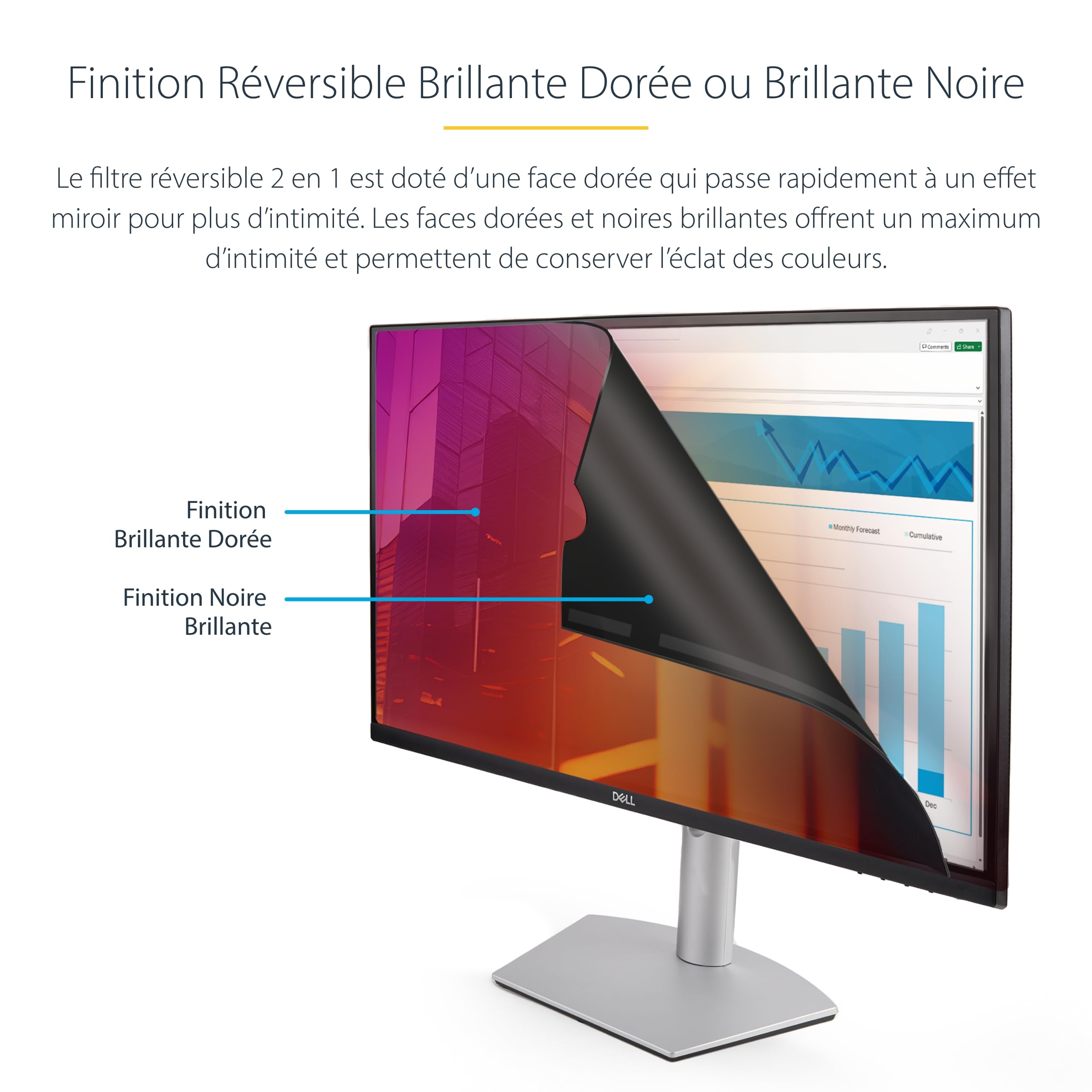 startech-com-filtre-de-confidentialit-cran-24-pouces-16-9-r-versible-or image 3