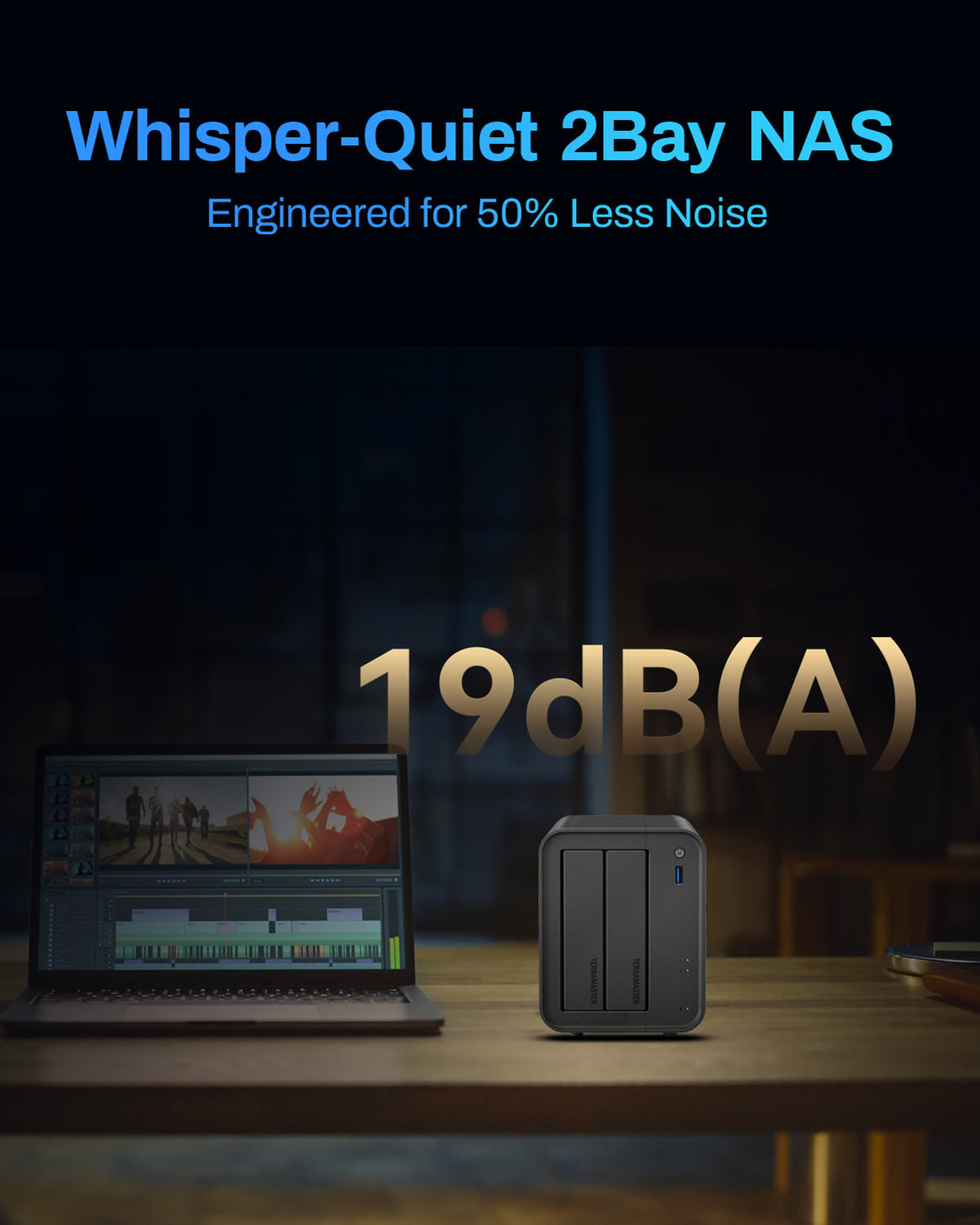 terramaster-f2-425-nas-2-baies-intel-quad-core-4k-2-5gbe-f2-series image 2