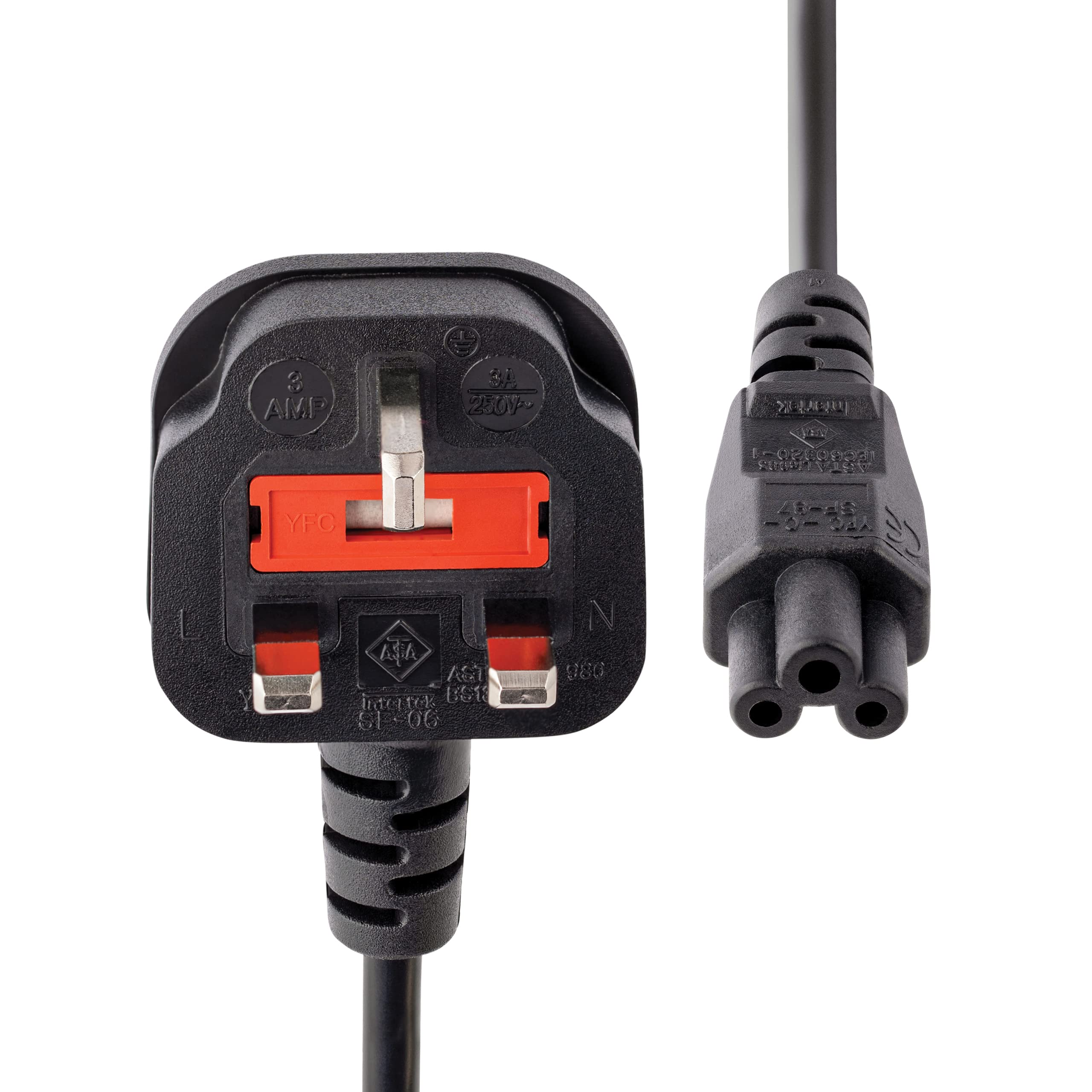 startech-com-pxtnb3suk1m-c-ble-d-alimentation-pc-portable-bs-1363-vers-c5-1-m image 5