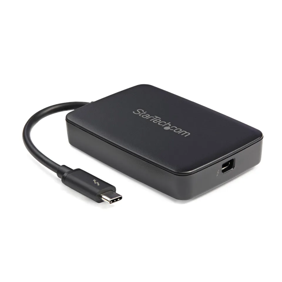 startech-com-tbt3tbtadap-adaptateur-thunderbolt-3-vers-thunderbolt-2-1-noir image 1