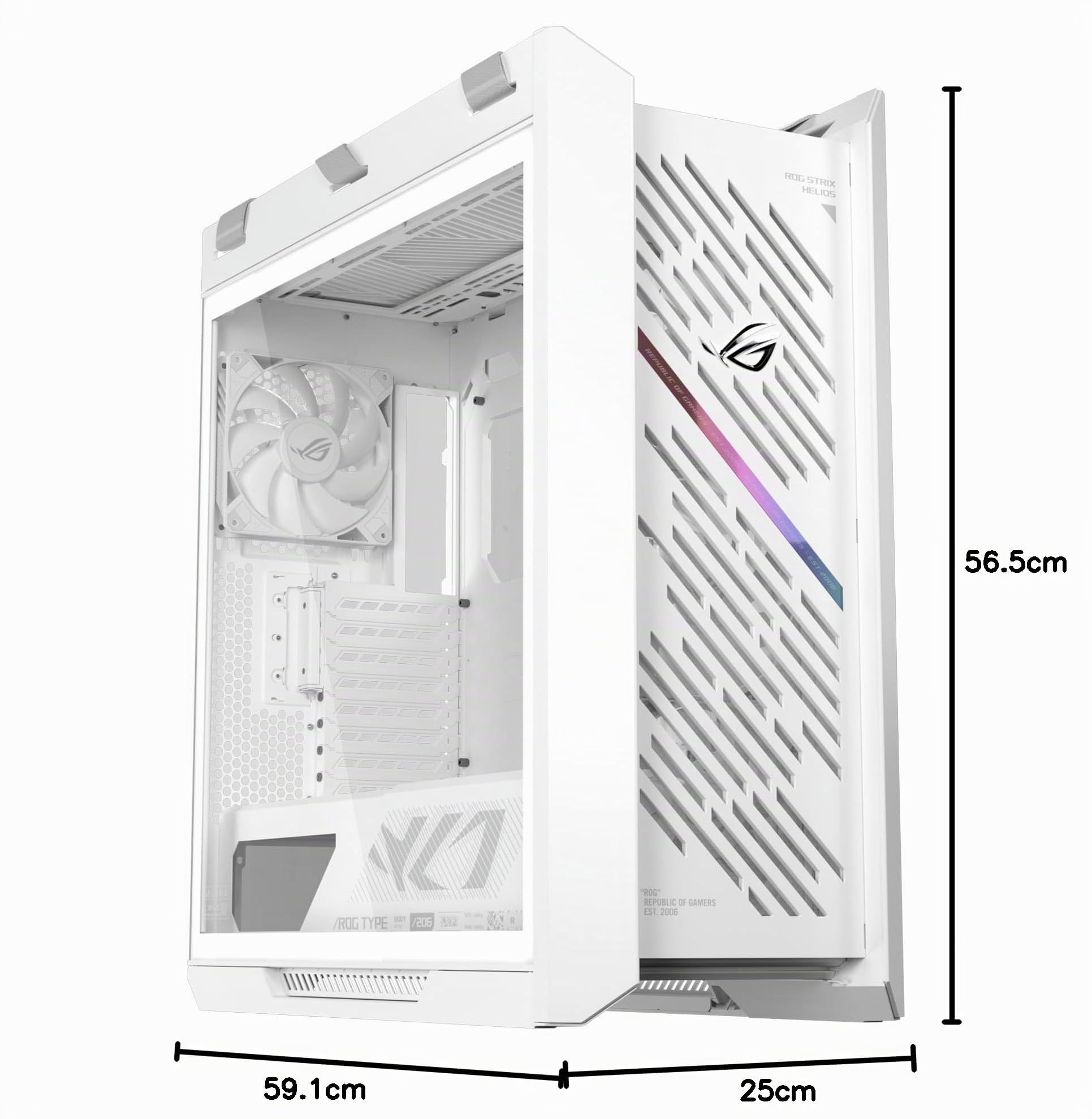 asus-rog-strix-helios-ii-white-edition-bo-tier-gaming-eatx-verre-tremp image 8