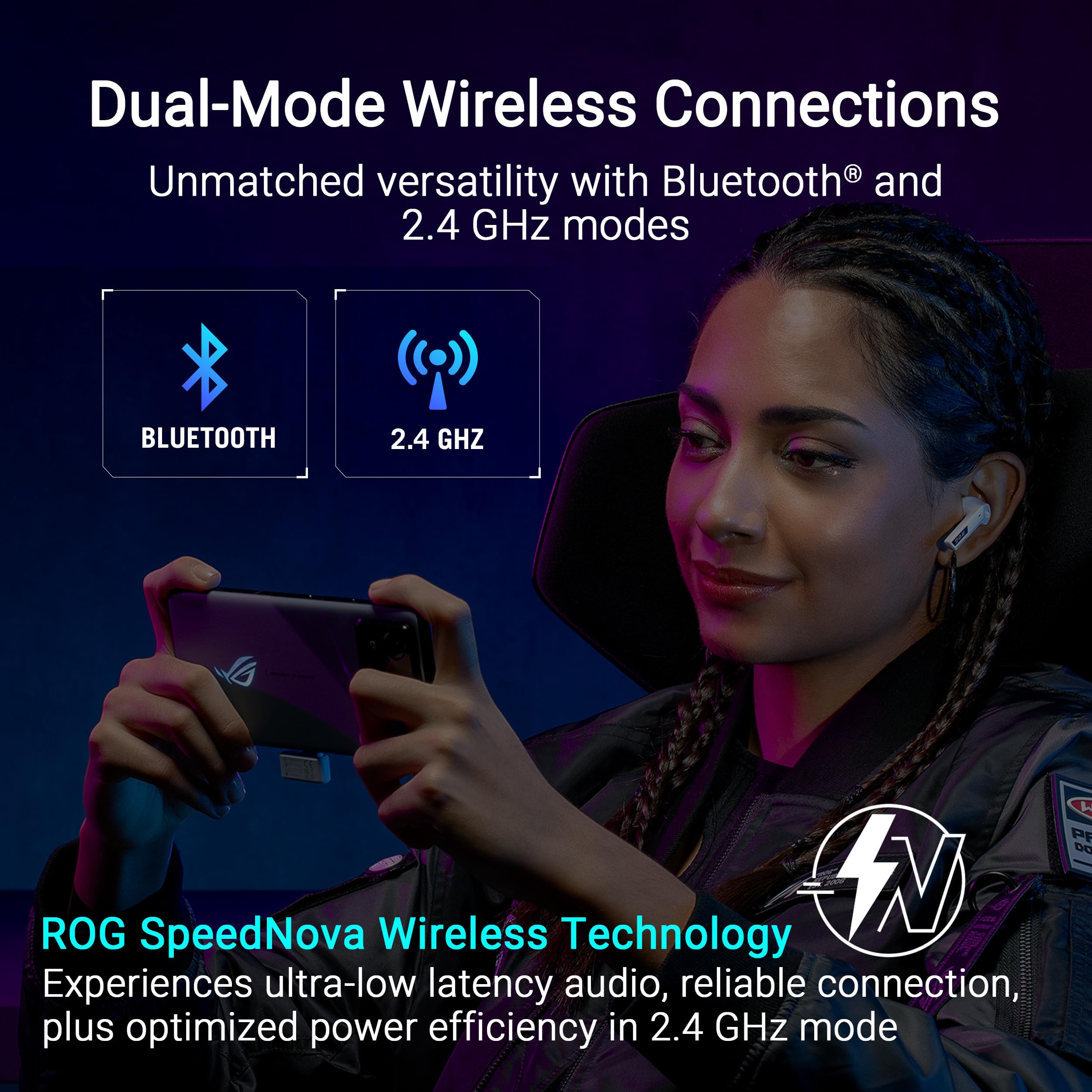 asus-rog-cetra-true-wireless-speednova-ml-couteurs-gaming-sans-fil image 2