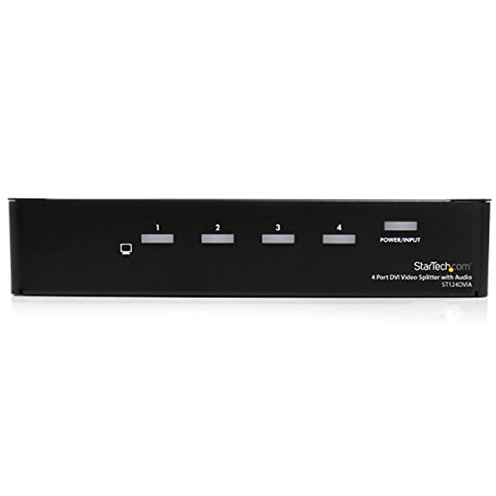 startech-com-st124dvia-r-partiteur-vid-o-dvi-4-ports-avec-audio image 2