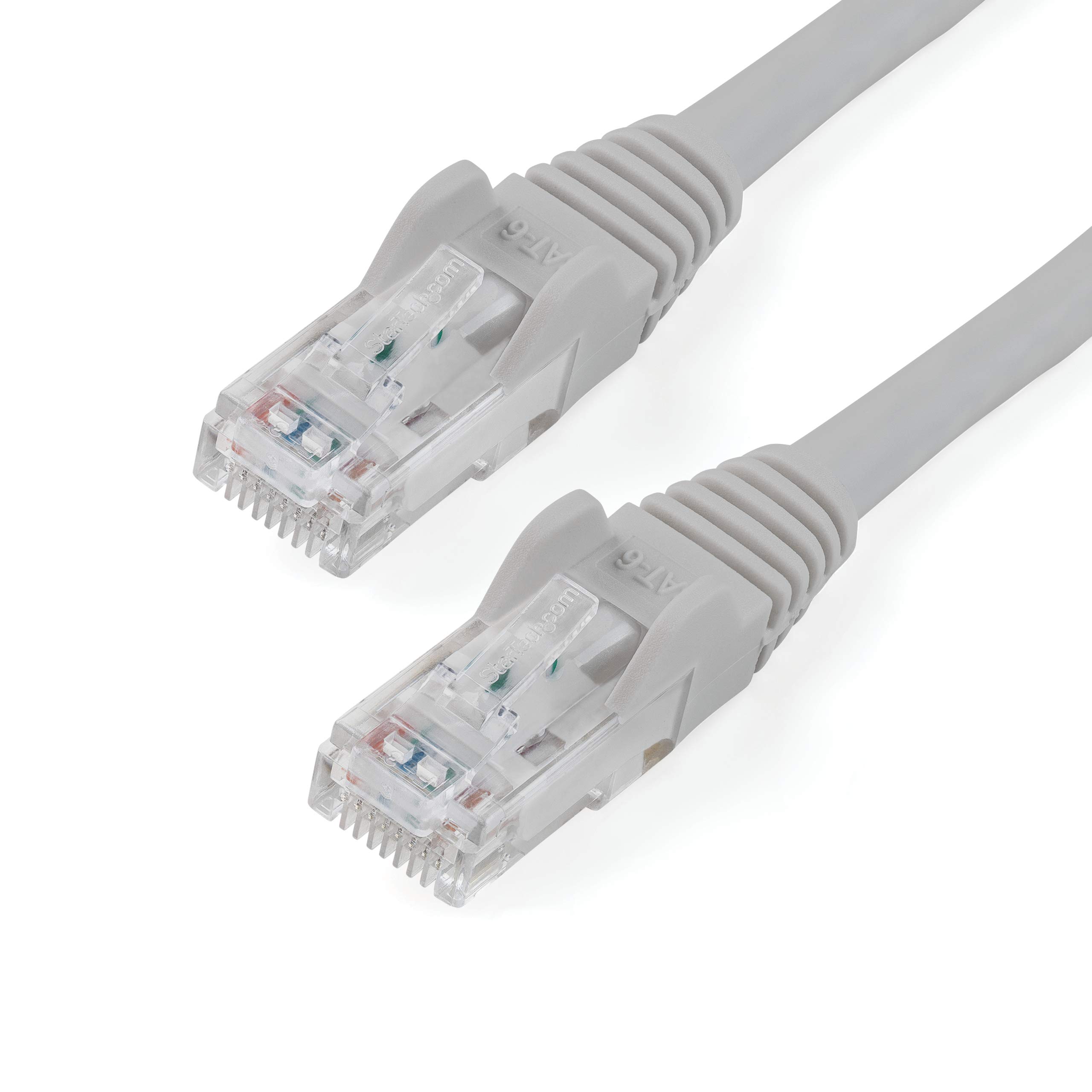 startech-com-n6patc1mgr-c-ble-r-seau-cat6-rj45-utp-1-m-gris-poe-100w image 1