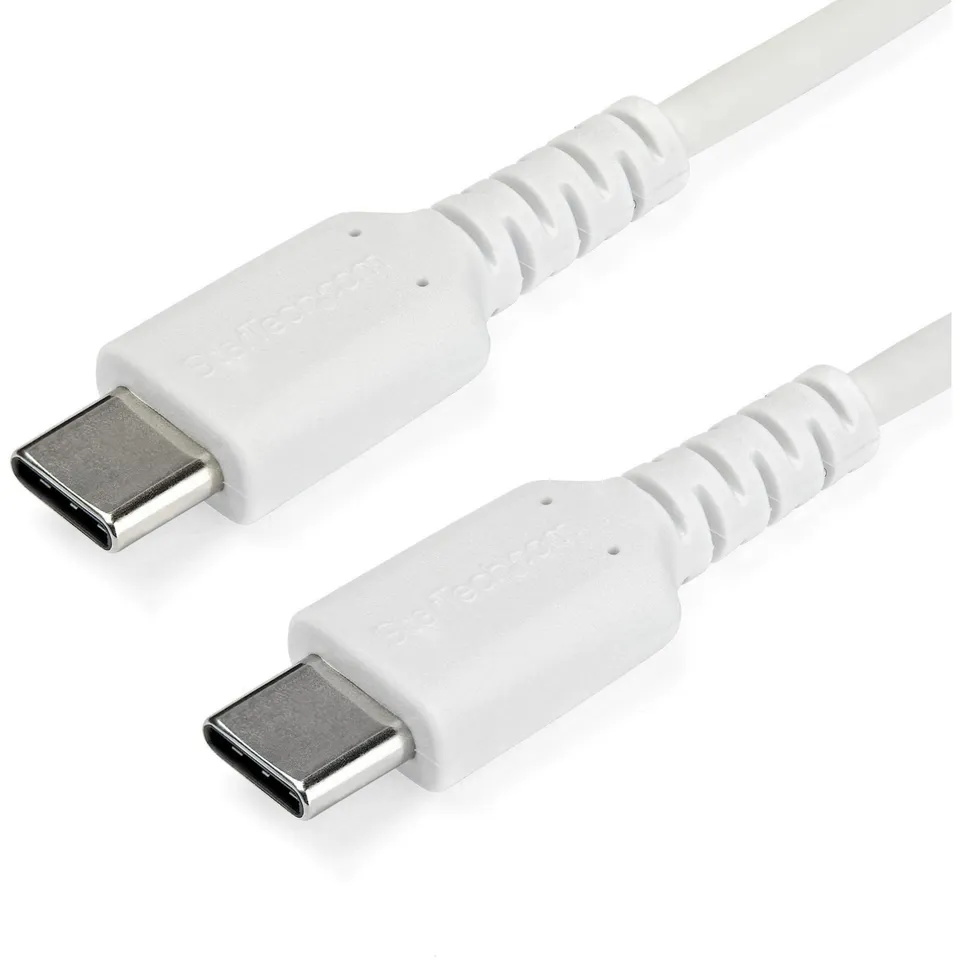 startech-com-c-ble-usb-c-vers-usb-c-2-m-60w-pd-blanc image 1