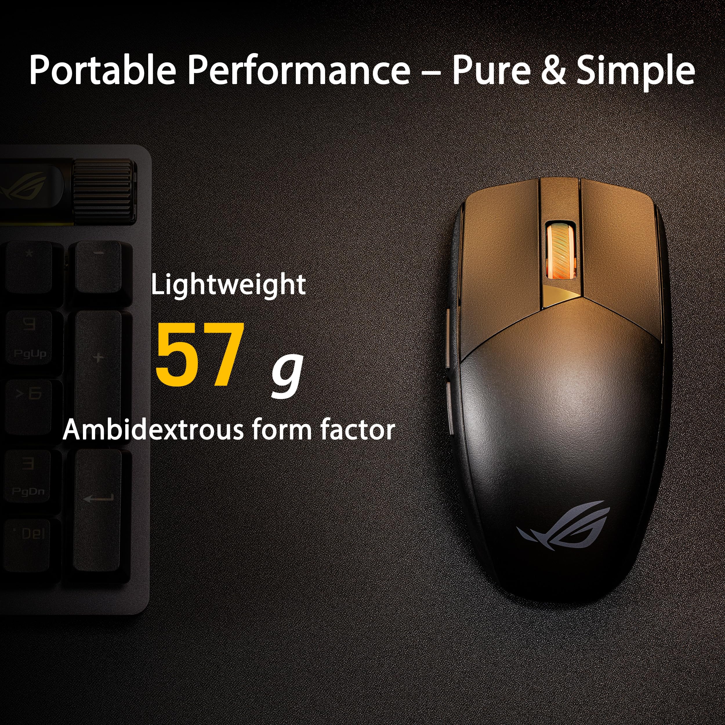 asus-rog-strix-impact-iii-wireless-souris-gaming-57g-36000-dpi image 2