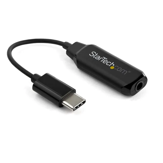 startech-com-usbcaudio-adaptateur-audio-usb-c-vers-3-5-mm-noir image 1