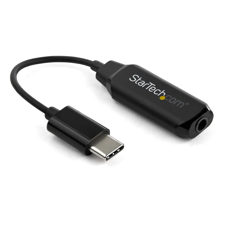 startech-com-usbcaudio-adaptateur-audio-usb-c-vers-3-5-mm-noir image 1