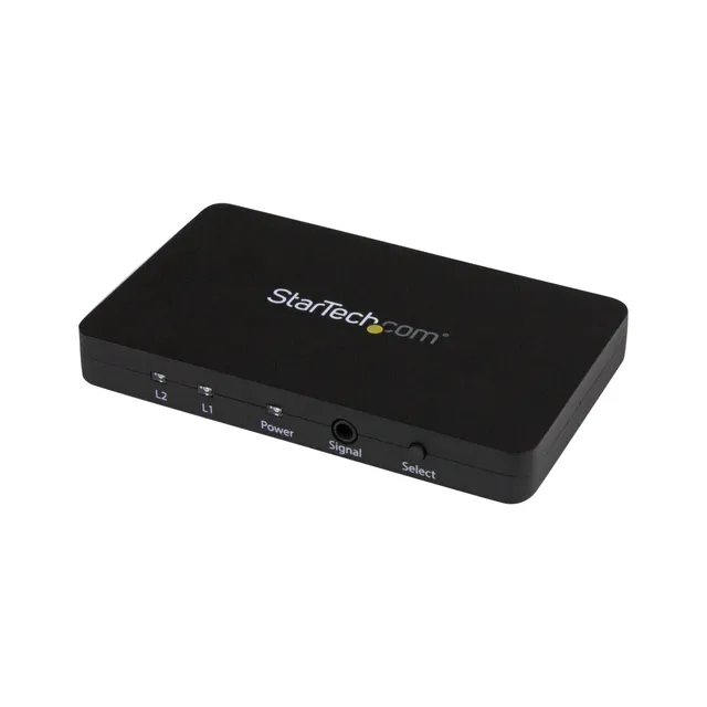 startech-com-vs221hd4k-switch-hdmi-2-ports-4k-30hz-avec-mhl-aluminium image 1