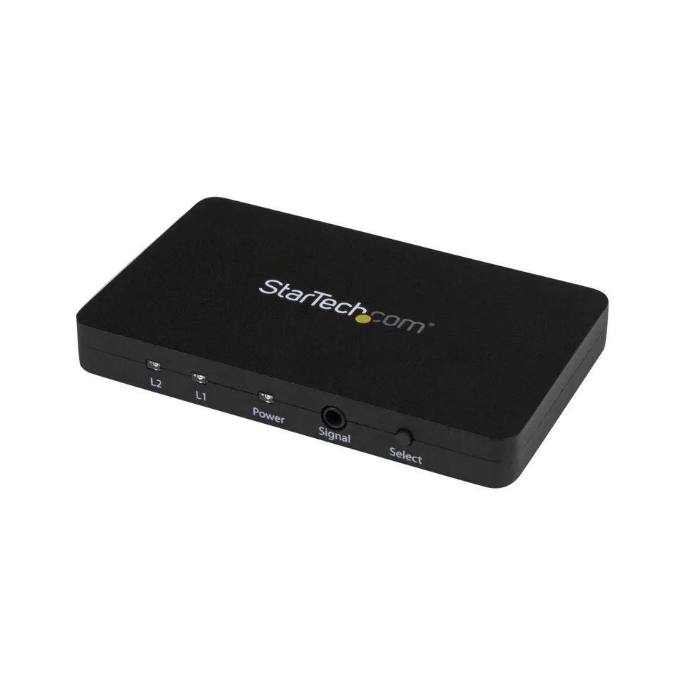 startech-com-vs221hd4k-switch-hdmi-2-ports-4k-30hz-avec-mhl-aluminium image 1