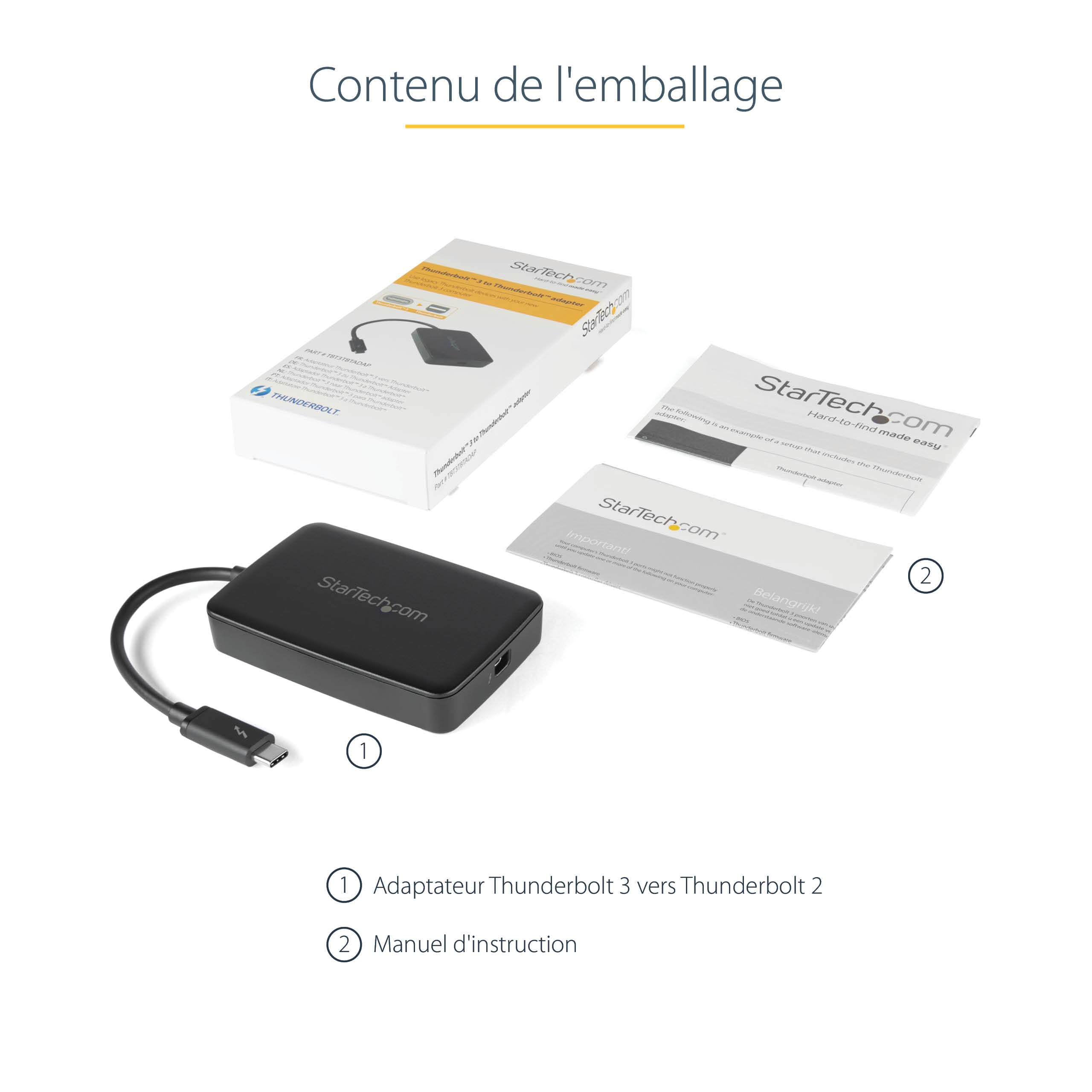 startech-com-tbt3tbtadap-adaptateur-thunderbolt-3-vers-thunderbolt-2-1-noir image 6