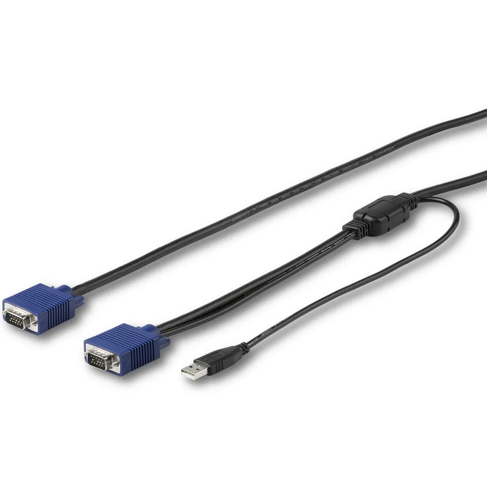 startech-com-rkconsuv10-c-ble-kvm-usb-vga-3-m-pour-console-rack image 1