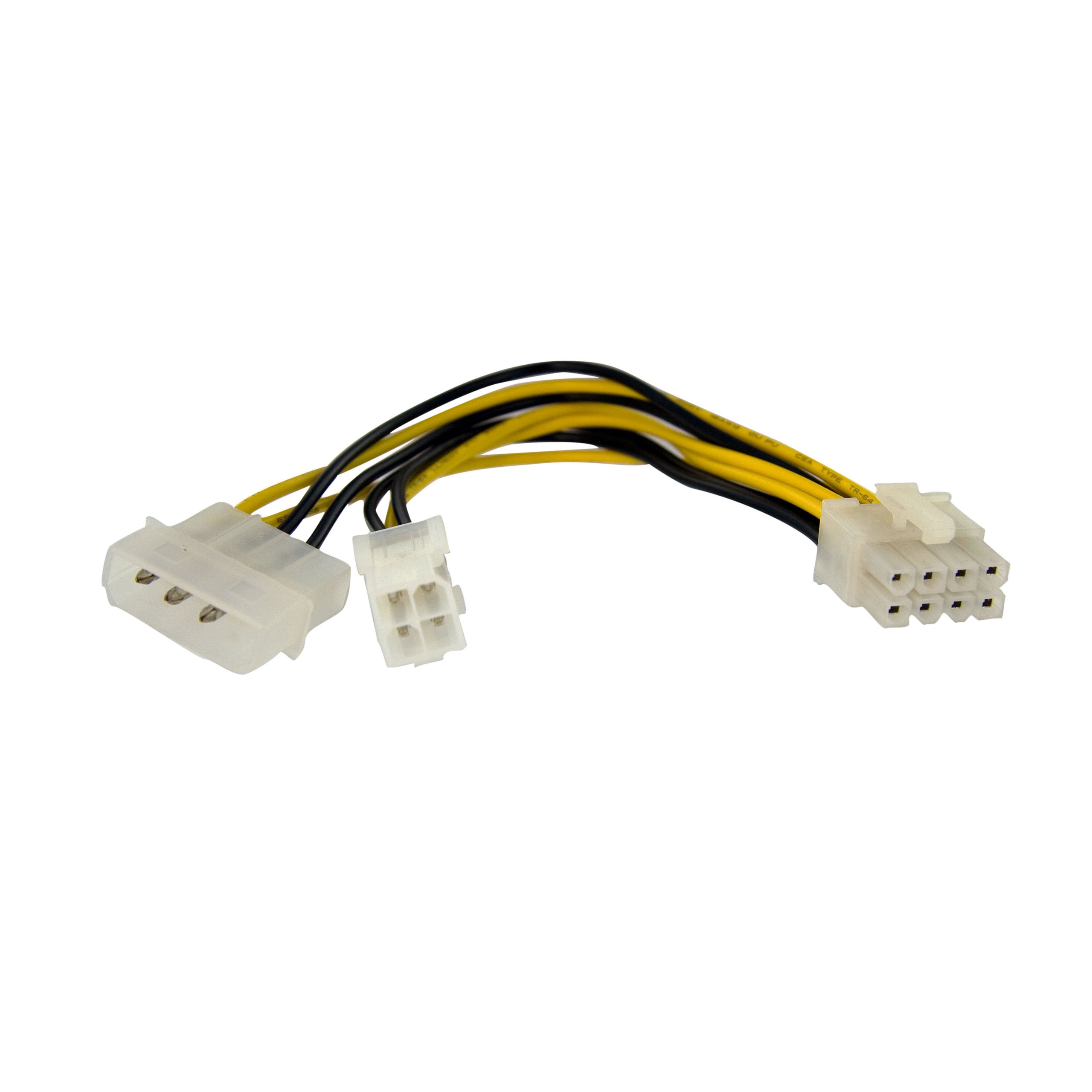 startech-com-eps48adapt-adaptateur-d-alimentation-eps-8-broches-vers-p4-lp4-15-c image 1