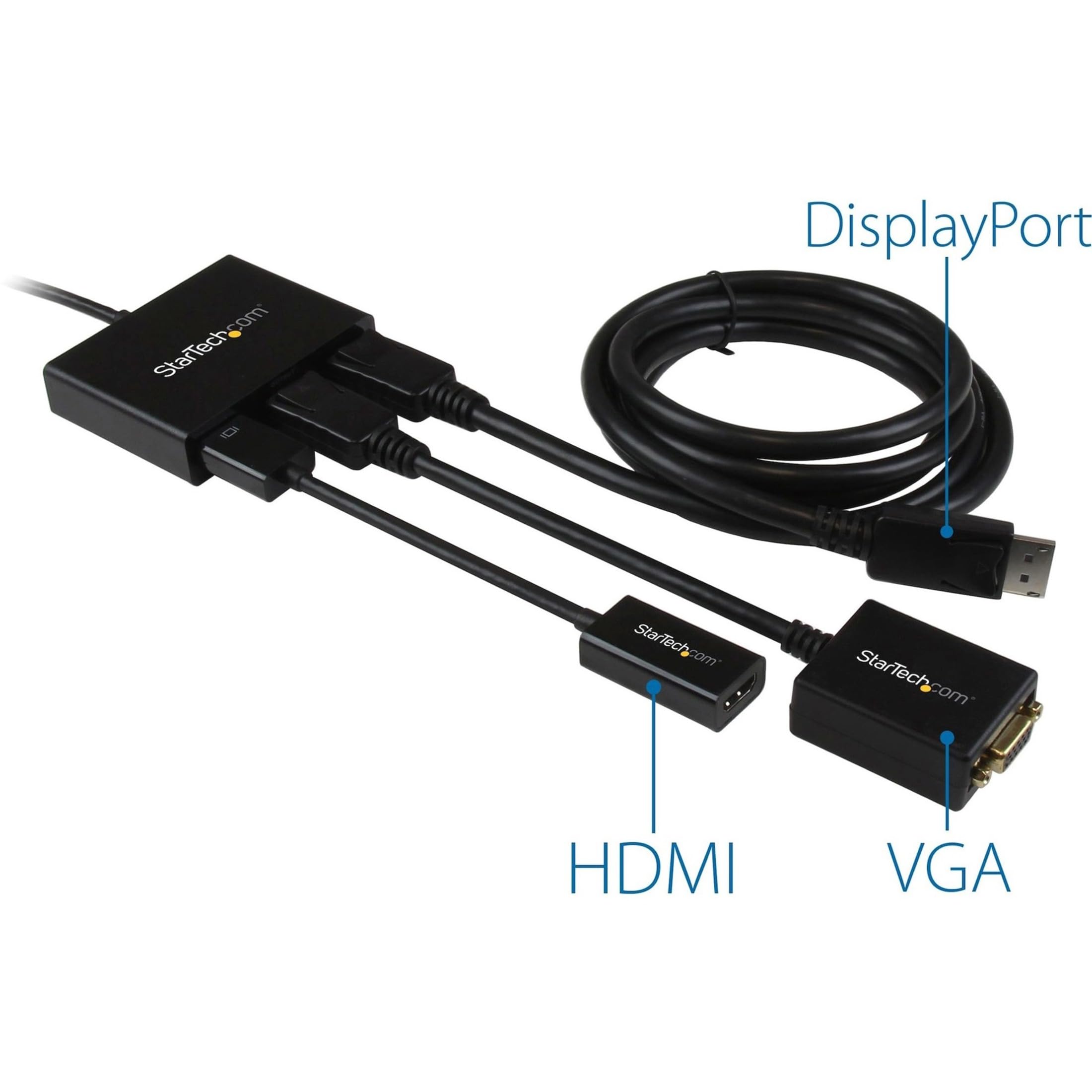 startech-com-mstdp123dp-hub-mst-displayport-1-2-vers-3x-dp-2x-4k-30hz-1x-1080p-6 image 7