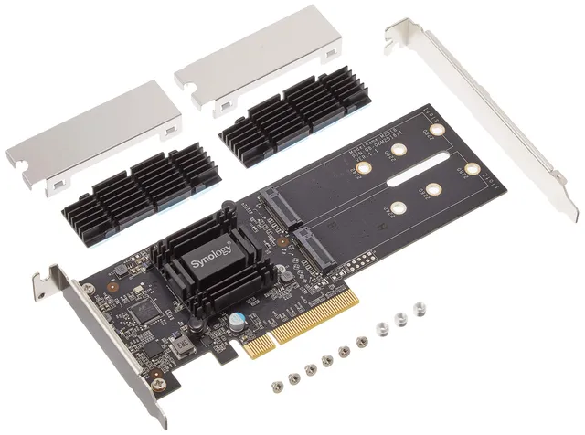 synology-m2d18-carte-adaptateur-m-2-ssd-double-emplacement-nvme-sata-pour-nas image 1