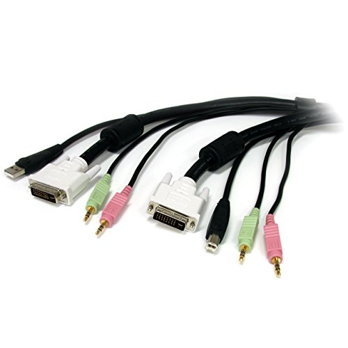 startech-com-usbdvi4n1a10-c-ble-kvm-usb-dvi-4-en-1-audio-micro-3-m image 5