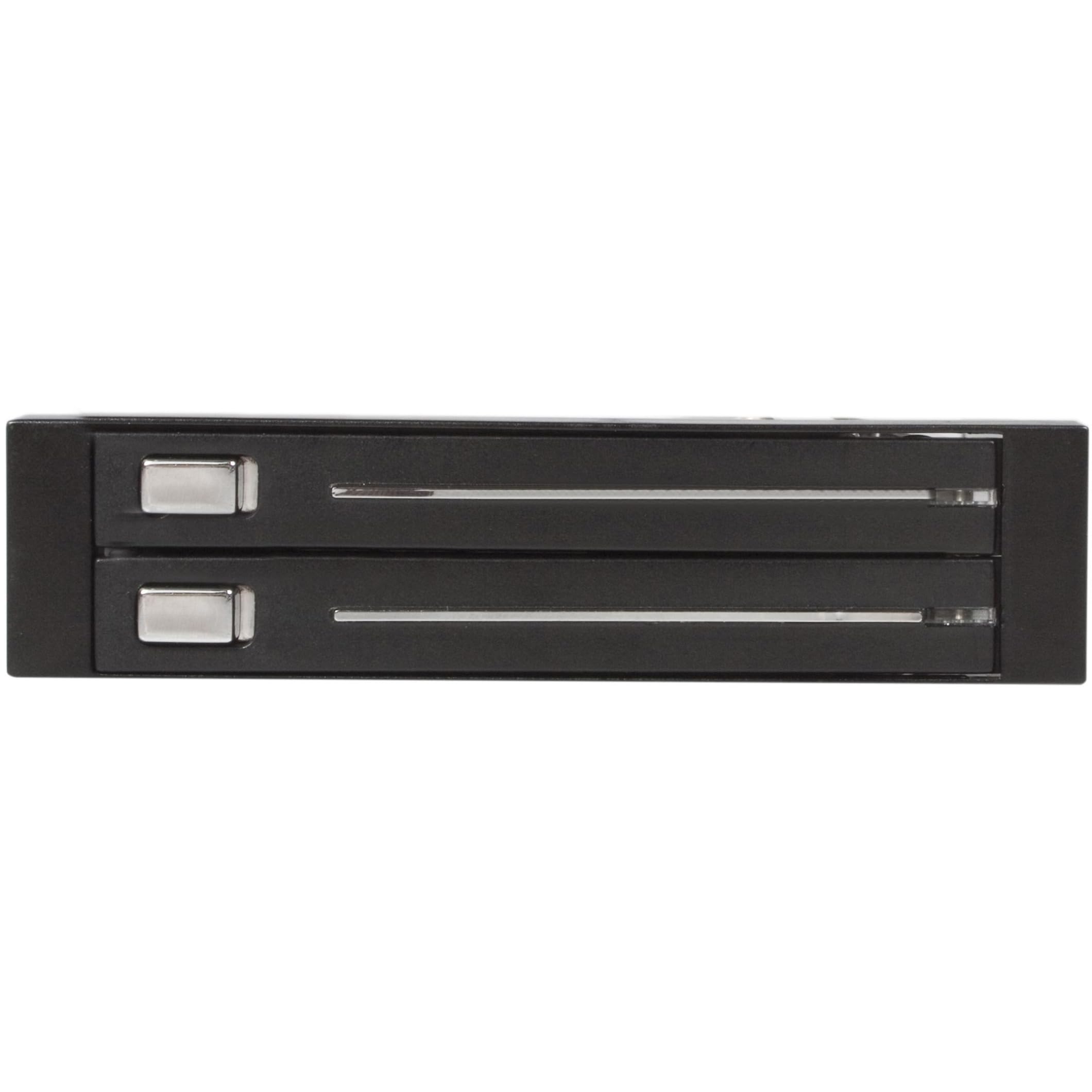 startech-com-hsb220sat25b-rack-mobile-sata-2x-2-5-pour-baie-3-5-tiroir-hot-swap image 2