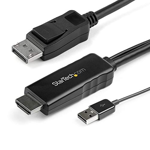 startech-com-hd2dpmm10-c-ble-adaptateur-hdmi-vers-displayport-3-m-4k-30-hz-actif image 7