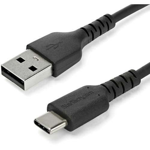 startech-com-c-ble-usb-a-vers-usb-c-1-m-3a-usb-2-0-robuste-noir-kevlar image 8