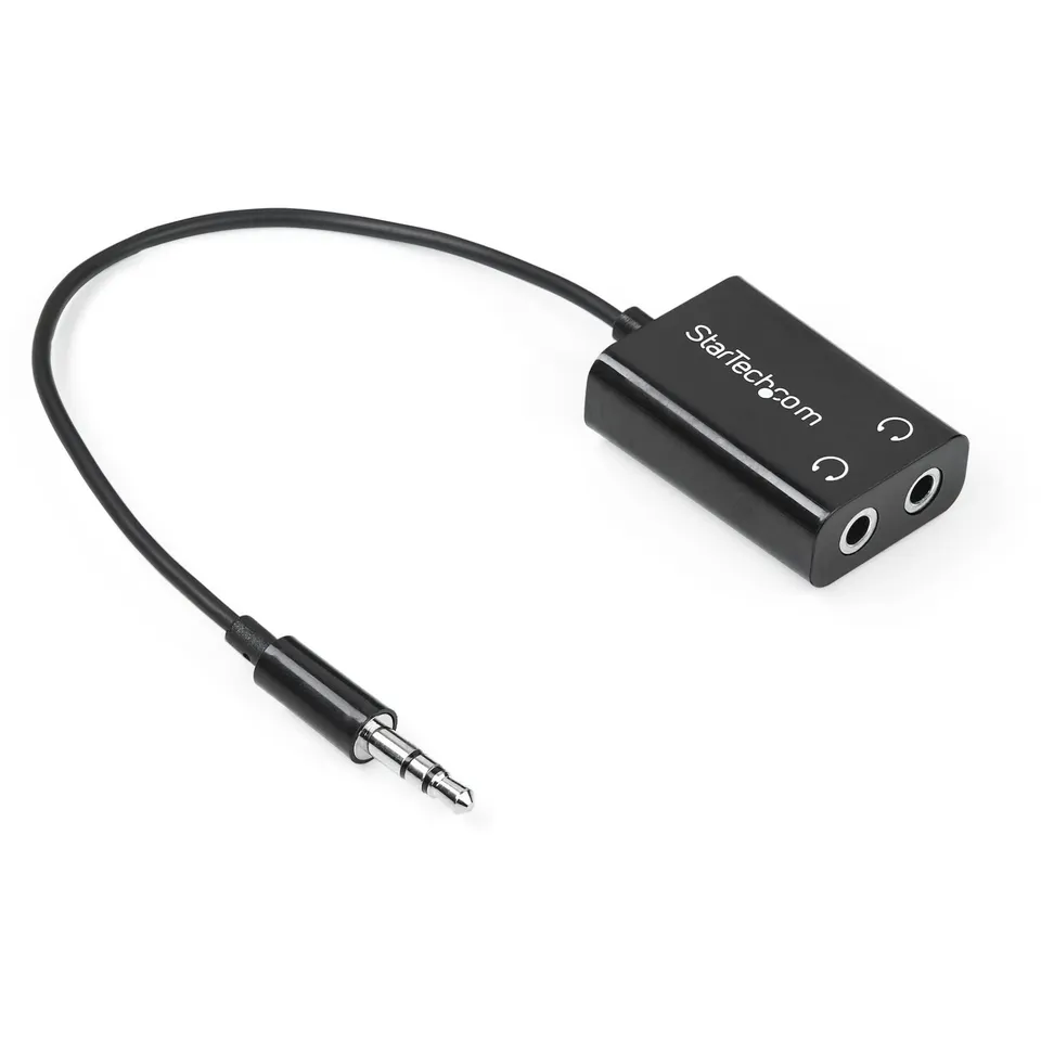 startech-com-muy1mffadp-r-partiteur-audio-slim-3-5-mm-m-le-vers-2x-femelle image 1
