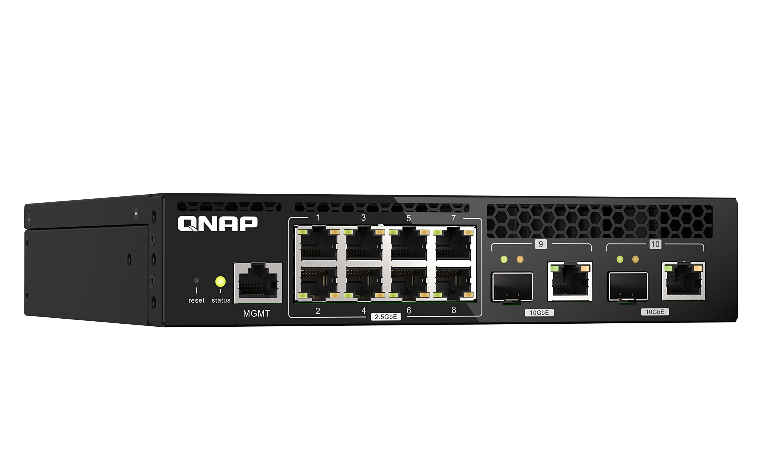 qnap-qsw-m2108r-2c-switch-r-seau-manag-l2-10gbe-2-5gbe-8-ports-2-combo-sfp image 2
