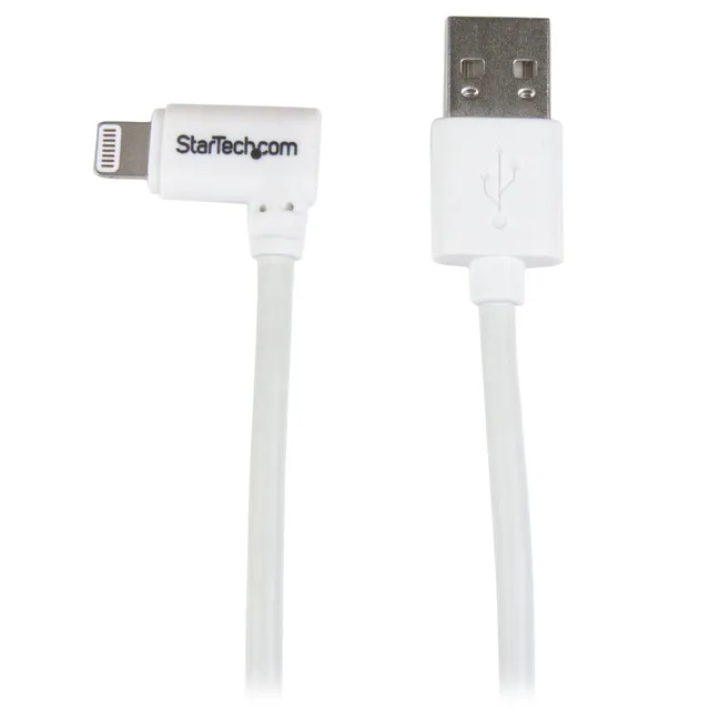 startech-com-c-ble-lightning-coud-vers-usb-1-m-blanc image 1